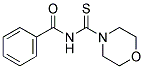 N-(MORPHOLINOCARBOTHIOYL)BENZENECARBOXAMIDE Struktur