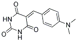 5-(4-N,N-DIMETHYLAMINOBENZYLIDINE)BARBITURIC ACID Struktur