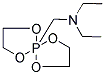 N1-ETHYL-N1-(1,4,6,9-TETRAOXA-5LAMBDA5-PHOSPHASPIRO[4.4]NON-5-YLMETHYL)ETHAN-1-AMINE Struktur