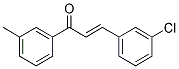 3-(3-CHLOROPHENYL)-1-(3-METHYLPHENYL)PROP-2-EN-1-ONE Struktur