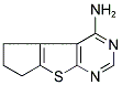 6,7-DIHYDRO-5H-CYCLOPENTA[4,5]THIENO[2,3-D]PYRIMIDIN-4-AMINE Struktur