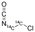 2-CHLOROETHYL ISOCYANATE [ETHYL-1,2-14C] Struktur