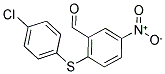 2-(4-CHLORO-PHENYLSULFANYL)-5-NITRO-BENZALDEHYDE Struktur