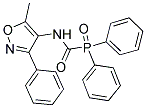 N-(5-METHYL-3-PHENYLISOXAZOL-4-YL)OXO(DIPHENYL)PHOSPHORANECARBOXAMIDE Struktur