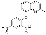 1-(2-METHYL(8-QUINOLYLOXY))-2,4-DINITROBENZENE Struktur