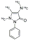 AMINOPYRINE [METHYL-14C] Struktur