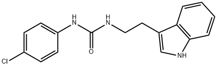 1-((4-CHLOROPHENYL)AMINO)-3-(2-INDOL-3-YLETHYL)UREA Struktur