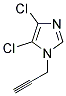 4,5-DICHLORO-1-PROP-2-YNYLIMIDAZOLE Struktur