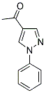 1-(1-PHENYL-1H-PYRAZOL-4-YL)-ETHANONE Struktur