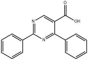 2,4-DIPHENYL-5-PYRIMIDINECARBOXYLIC ACID Struktur