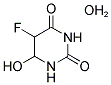 5-FLUORO-5,6-DIHYDRO-6-HYDROXY-2,4(1H,3H)-PYRIMIDINEDIONE HYDRATE Struktur