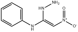 N-(1-HYDRAZINO-2-NITROVINYL)-N-PHENYLAMINE Struktur