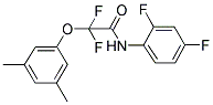 N-(2,4-DIFLUOROPHENYL)-2-(3,5-DIMETHYLPHENOXY)-2,2-DIFLUOROACETAMIDE Struktur