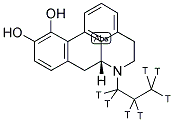 PROPYLNORAPOMORPHINE, L-(-)-[N-PROPYL-3H(N)]- Struktur