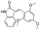 3-[(2,4,6-TRIMETHOXYPHENYL)METHYLIDENYL]-INDOLIN-2-ONE Struktur