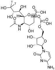 CYTIDINE 5'-MONOPHOSPHATE, SIALIC ACID, [SIALIC-9-3H]- Struktur