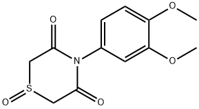 4-(3,4-DIMETHOXYPHENYL)-1LAMBDA4,4-THIAZINANE-1,3,5-TRIONE Struktur