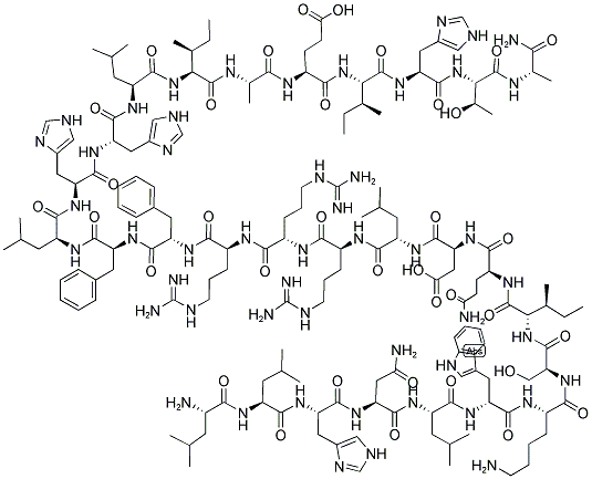 (ASN10,LEU11,D-TRP12)-HYPERCALCEMIA OF MALIGNANCY FACTOR (7-34) AMIDE (HUMAN, RAT) Struktur