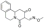 2,4-DIOXO-1,3,4,6,7,11B-HEXAHYDRO-2H-PYRIDO[2,1-A]ISOQUINOLINE-3-CARBALDEHYDE O-METHYLOXIME Struktur