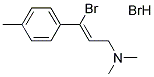 N-[3-BROMO-3-(4-METHYLPHENYL)ALLYL]-N,N-DIMETHYLAMINE HYDROBROMIDE Struktur