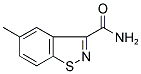 5-METHYLBENZO-ISOTHIAZOLE-3-CARBOXAMIDE Struktur