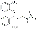 NISOXETINE HYDROCHLORIDE, [N-METHYL-3H]- Struktur