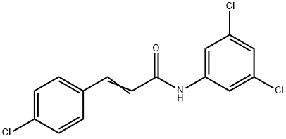 3-(4-CHLOROPHENYL)-N-(3,5-DICHLOROPHENYL)ACRYLAMIDE Struktur