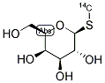 METHYL-BETA-D-THIOGALACTOPYRANOSIDE, [METHYL-14C] Struktur