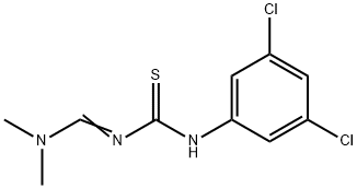 N-(3,5-DICHLOROPHENYL)-N'-[(DIMETHYLAMINO)METHYLENE]THIOUREA Struktur