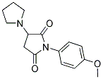 1'-(4-METHOXYPHENYL)-1,3'-BIPYRROLIDINE-2',5'-DIONE Struktur