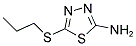 5-(PROPYLTHIO)-1,3,4-THIADIAZOL-2-AMINE Struktur