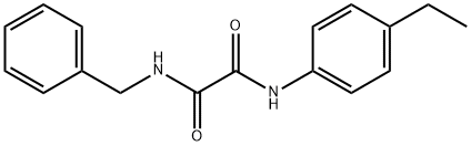 N1-BENZYL-N2-(4-ETHYLPHENYL)ETHANEDIAMIDE Struktur