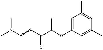 1-(DIMETHYLAMINO)-4-(3,5-DIMETHYLPHENOXY)-1-PENTEN-3-ONE Struktur