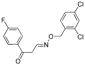 3-(4-FLUOROPHENYL)-3-OXOPROPANAL O-(2,4-DICHLOROBENZYL)OXIME Struktur