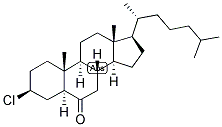 5-ALPHA-CHOLESTAN-3-BETA-CHLORO-6-ONE Struktur