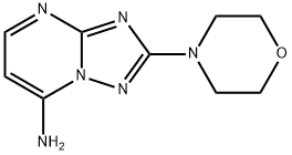 2-MORPHOLINO[1,2,4]TRIAZOLO[1,5-A]PYRIMIDIN-7-AMINE Struktur