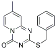 2-(BENZYLSULFANYL)-8-METHYL-4H-PYRIDO[1,2-A][1,3,5]TRIAZIN-4-ONE Struktur