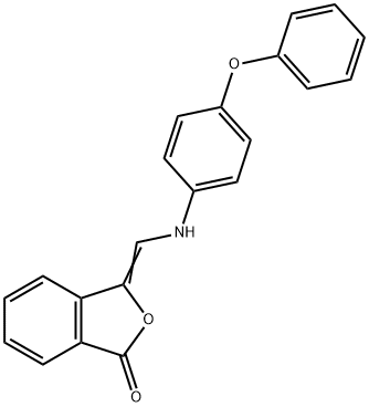 3-[(4-PHENOXYANILINO)METHYLENE]-2-BENZOFURAN-1(3H)-ONE Struktur