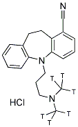 CYANO-IMIPRAMINE HYDROCHLORIDE, [N-METHYL-3H] Struktur