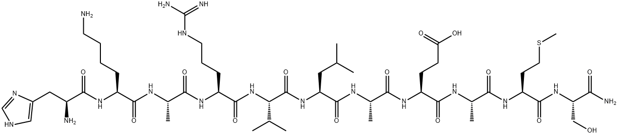 HIV PROTEASE SUBSTRATE III-B (NATIVE SEQUENCE) Struktur