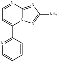 7-(2-PYRIDINYL)[1,2,4]TRIAZOLO[1,5-A]PYRIMIDIN-2-AMINE Struktur