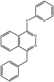 1-BENZYL-4-(2-PYRIDINYLSULFANYL)PHTHALAZINE Struktur