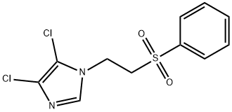 4,5-DICHLORO-1-[2-(PHENYLSULFONYL)ETHYL]-1H-IMIDAZOLE Struktur