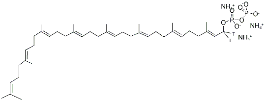 OCTAPRENYL PYROPHOSPHATE TRIAMMONIUM SALT, [1-3H] Struktur