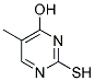 5-METHYL-2-SULFANYLPYRIMIDIN-4-OL Struktur