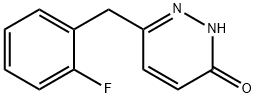 6-(2-FLUOROBENZYL)-3-PYRIDAZINOL Struktur