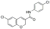 6-CHLORO-N-(4-CHLOROPHENYL)-2H-CHROMENE-3-CARBOXAMIDE Struktur