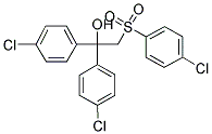 1,1-BIS(4-CHLOROPHENYL)-2-[(4-CHLOROPHENYL)SULFONYL]-1-ETHANOL Struktur