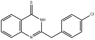 2-(4-CHLOROBENZYL)-4-QUINAZOLINETHIOL Struktur