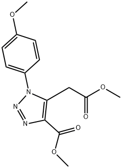 METHYL 5-(2-METHOXY-2-OXOETHYL)-1-(4-METHOXYPHENYL)-1H-1,2,3-TRIAZOLE-4-CARBOXYLATE price.